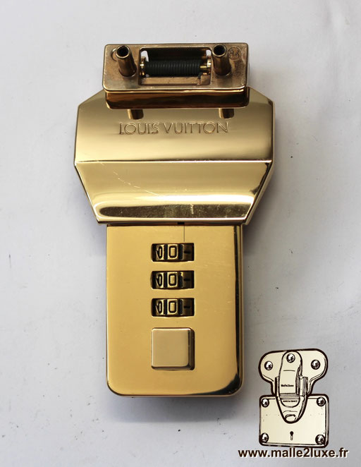 Genuine Louis Vuitton Stratos 2nd Edition lock with original 999 combination.