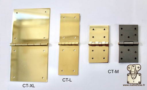 Grande charnière CT-L en laiton massif – Malle2luxe.
