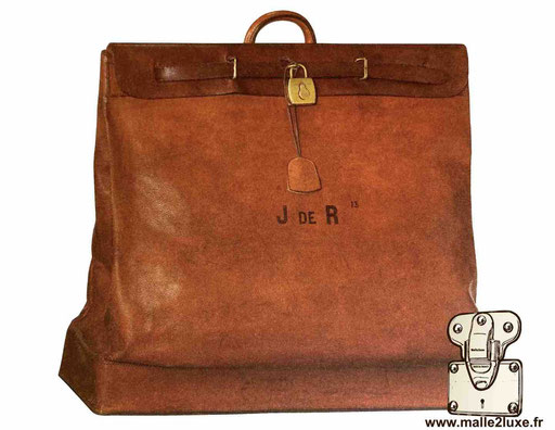 Steamer bag Louis Vuitton full cuir 1936