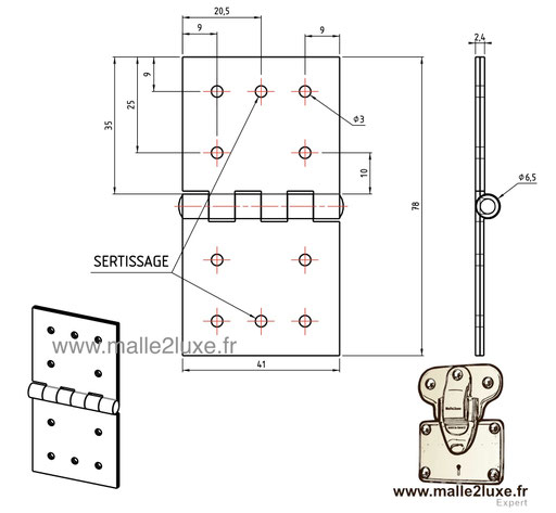 Conception traditionnelle à six nœuds.