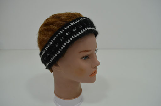 Stirnband, gehäkelt im Skandinavischen Stil. Handmade und Design by Zeitzeugen-Manufactur. 4,00 €