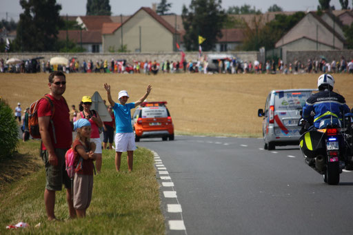 Dernière étape du Tour de France 2014 - à proximité de Vauhallan(91)