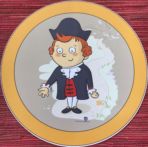 Wisst Ihr schon wer ich bin? Na klar, ich bin das kindgerechte Lüderbacher Maskottchen vom Familienpfad Point India, der kleine Adam von Capellan und begleite Euch auf unserem kleinen, kurzweiligen Wanderweg..