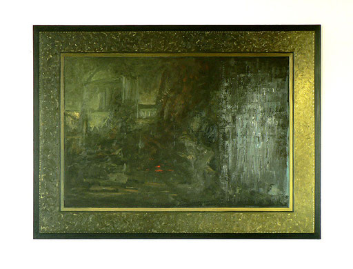 BERND IKEMANN       «vertreibung», 2007, Öl/Leinwand, 170 x 230 cm