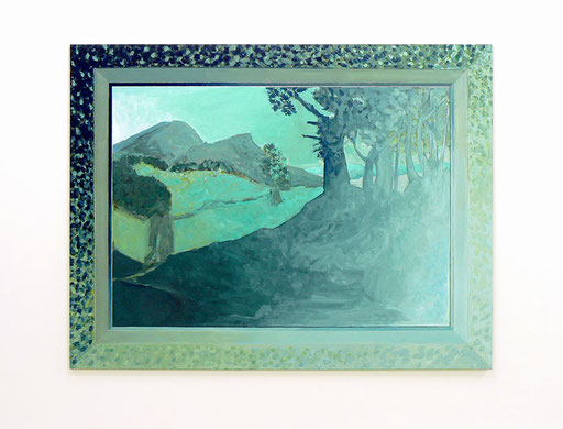 BERND IKEMANN       «grün», 2009, Öl/Leinwand, 230 x 300 cm