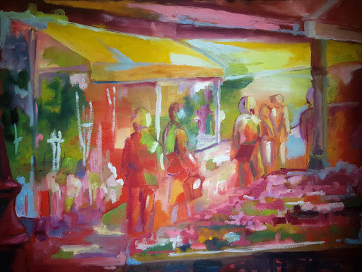Marché au fleurs