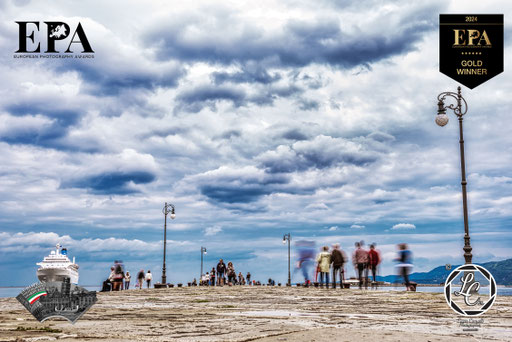 European Photography Awards 2024 ~ Gold Winner. The Passing Of Time In Trieste. © Luca Cameli Photographer