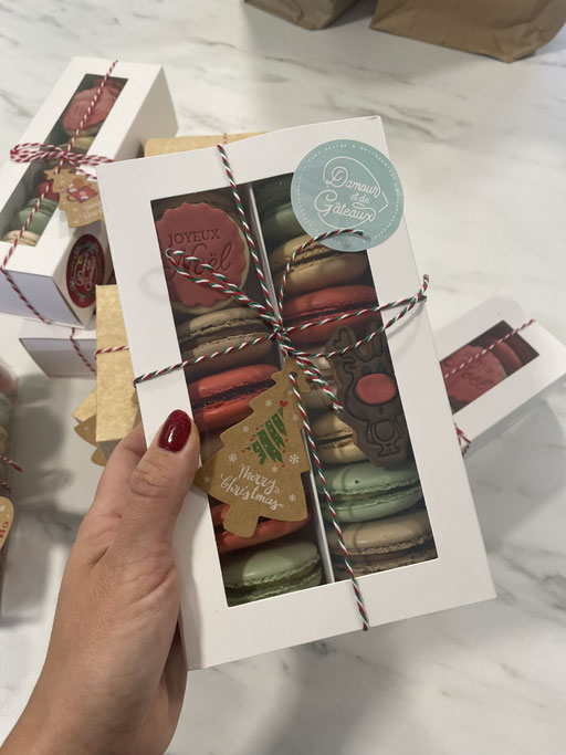 Boite de 16 macarons