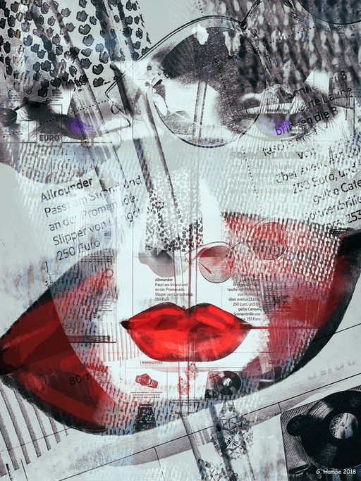 Simply red lips