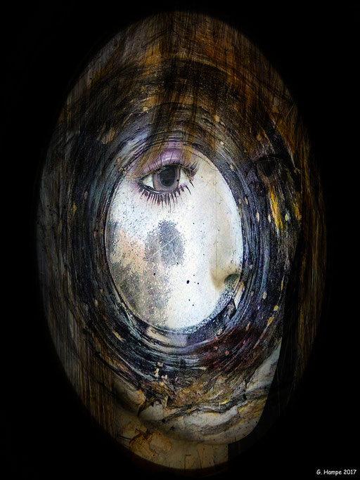 The face inside the circle