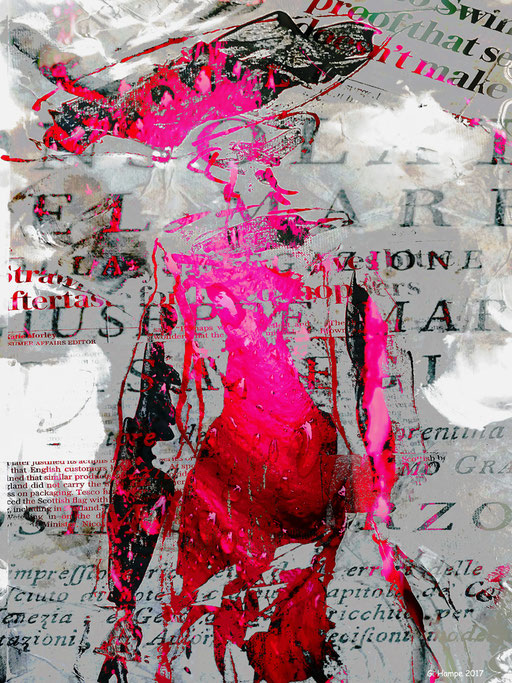 The pink woman