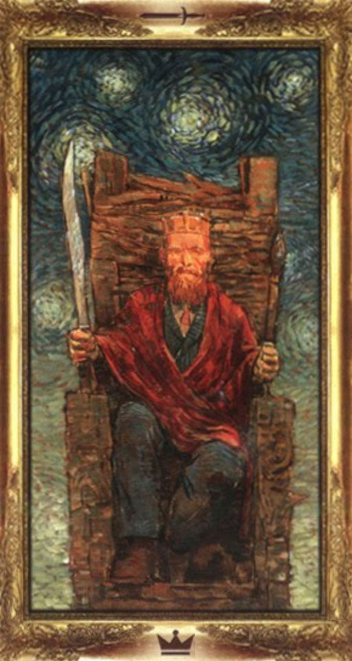 Roi d'Epées - Le Tarot Impressionniste