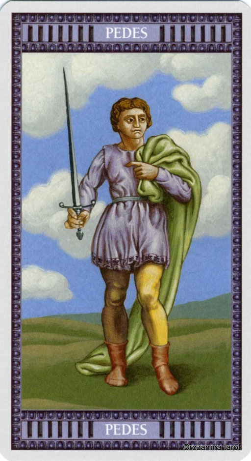 Valet d'Epées - Tarot Michelangelo