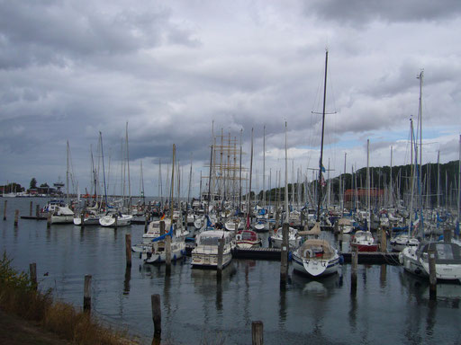 Jachthafen am Priwall.