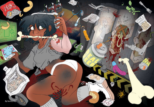 Illustration for Artbook with various Artists