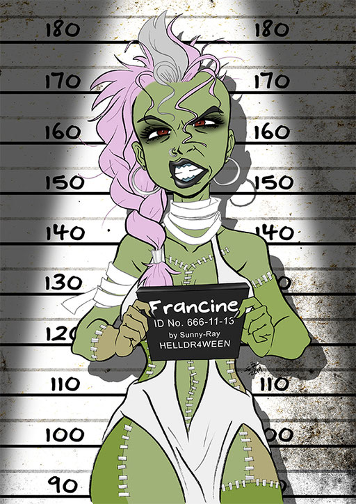 Variant Cover for HellDRAWeen - BRIDE OF FRÄNK