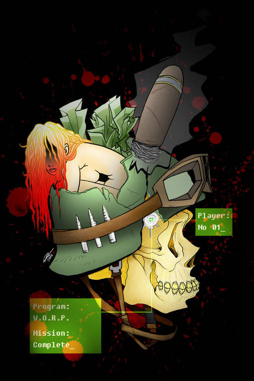 Illustration for the Short Story Collection GAMER