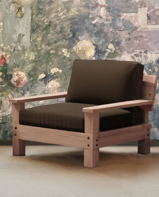 fauteuil bois d'extérieur made in france