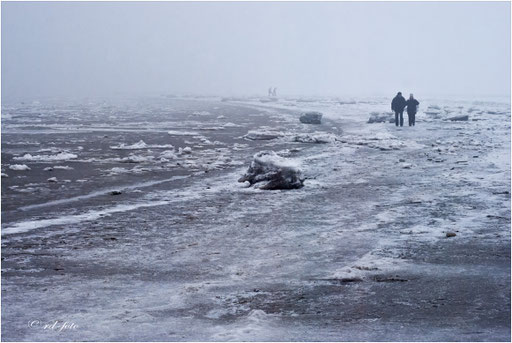 Insel Borkum im Winter 2010 / 2011