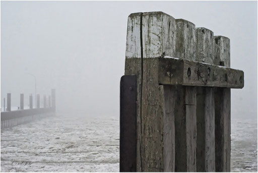 Insel Borkum im Winter 2010 / 2011