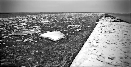 Insel Borkum im Winter 2010 / 2011