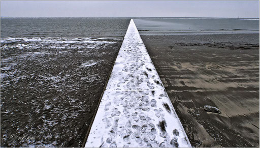 Insel Borkum im Winter 2010 / 2011