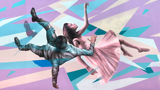 <alt="Weightless graffmatt street artist urban art week paris la défense underground effect streetart festival art urbain graffiti paris france lyon streetart streetartcity œuvres art acahat vente tableau graffmatt">