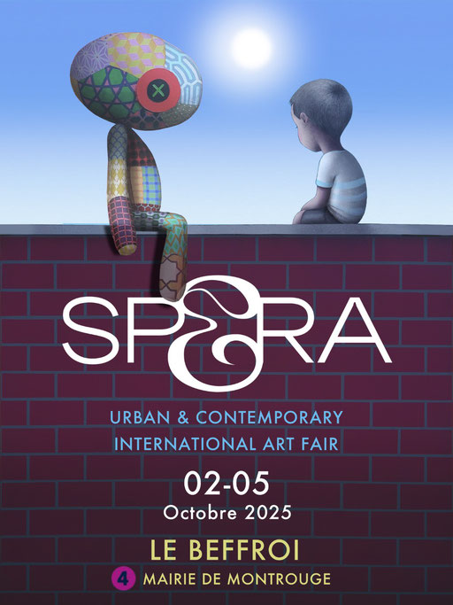 <alt="SPERA art fair foire internationale d'art contemporain urbain à Paris Montrouge Asso Art Murs streetart artistes du monde entier France exposition art urbain"> 