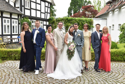 klassische Hochzeit auf dem Land
