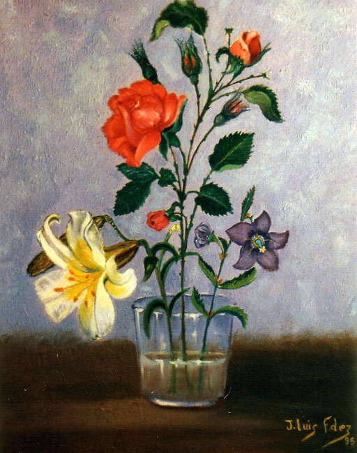 Flores,óleo sobre tela,medidas:41x33,pvp:275-E