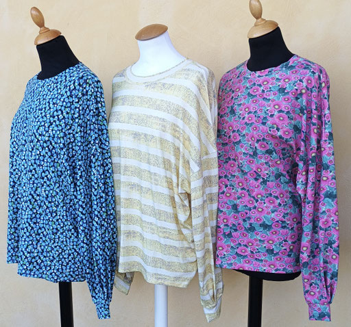 teeshirt avec poignet tissu extensible