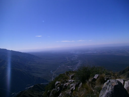 Vista del río Mendoza