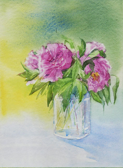 Les pivoines 24,5x33,5 * (2008)