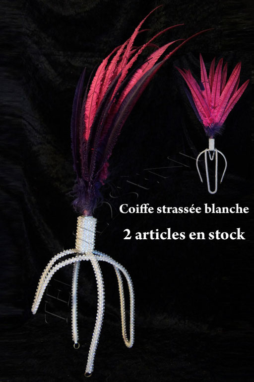 coiffe strass fait main