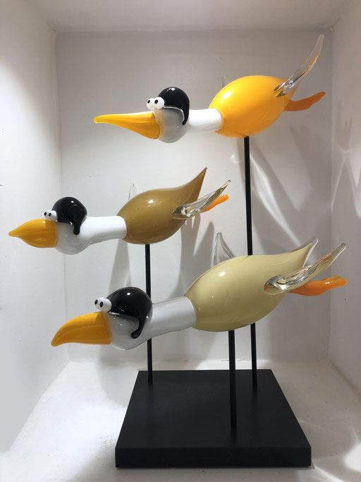 Nicolas Laty- Escadrille-Verre soufflé- Galerie Gabel-Biot