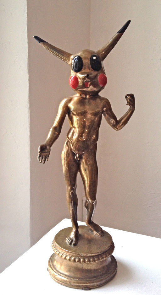 Philippe Berry-"Pikatchu" sculpture en bronze