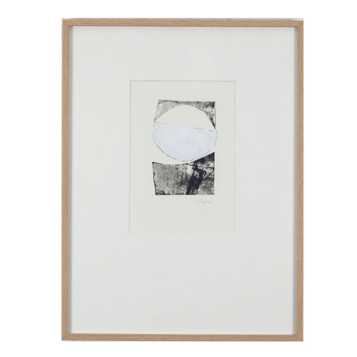 Catherine Cazau, serie Equilibre, 30X40cm encadré, acrylique sur papier. Galerie Gabel