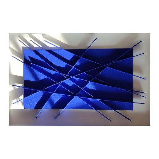 René Galassi Calicots et pigments, Arches, 140X80X7cm- Galerie Gabel-Biot-côte d'Azur