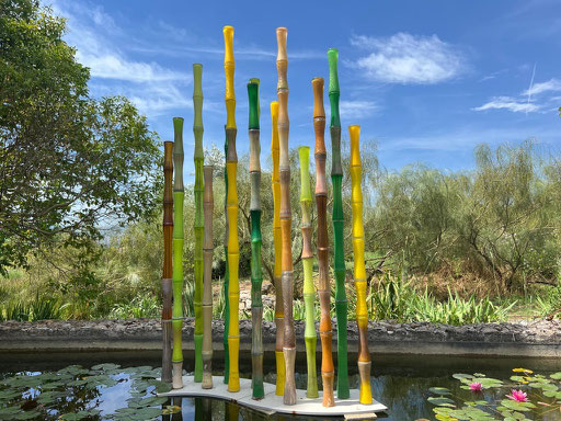 Antoine Pierini- verre contemporain-pièce unique.Galerie d'art ,village de Biot