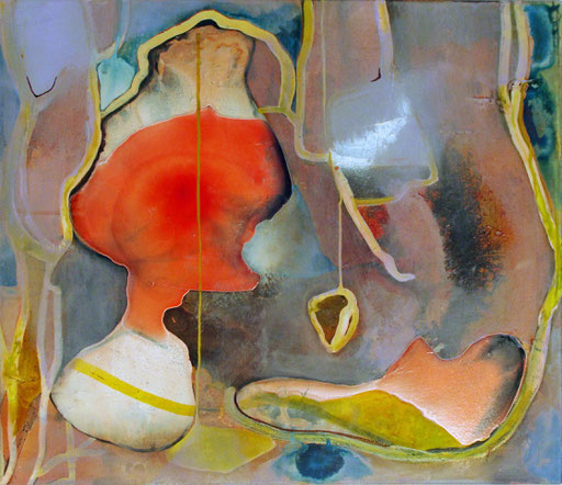 Fruity Waters, 2012, ink on canvas, 60 x 70 cm, auctioned