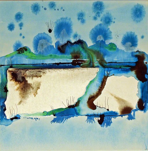 Äther, 2012, ink on canvas, 50 x 50 cm, € 290.-