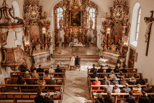 Hochzeitsfotos Kirche Vilchband