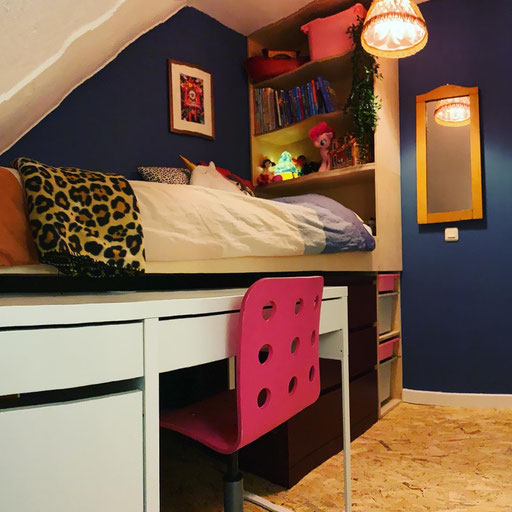 Logeerkamer in trapkast particulier