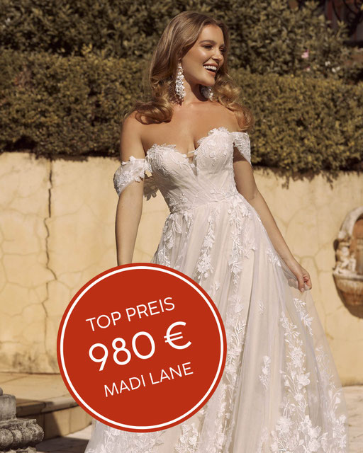 Günstiges Brautkleid Brielle von Madi Lane zum Schnäppchenpreis