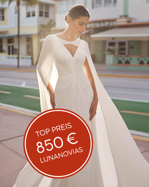 Preisgünstiges Brautkleid Calinda von Lunanovias