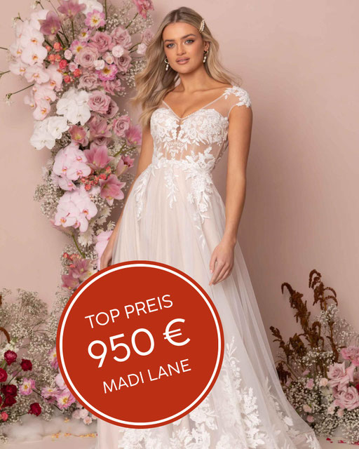 Günstiges Brautkleid Kirra von Madi Lane zum Schnäppchenpreis