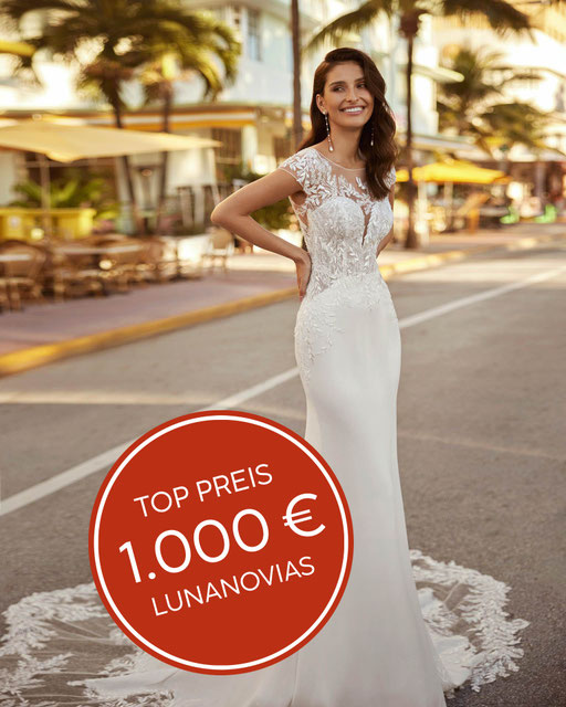 Preisgünstiges Brautkleid Carmelia von Lunanovias