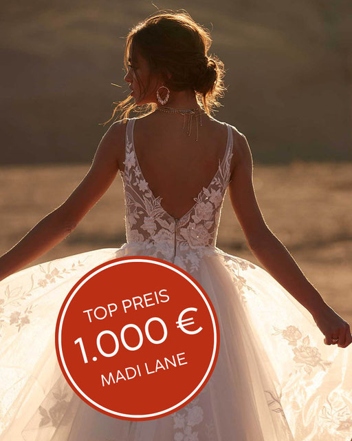 Günstiges Brautkleid Aubrey von Madi Lane zum Schnäppchenpreis