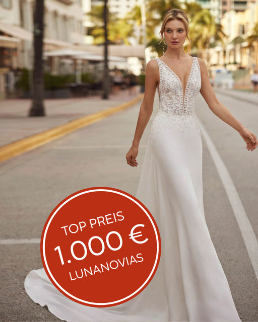 Preisgünstiges Brautkleid Candela von Lunanovias