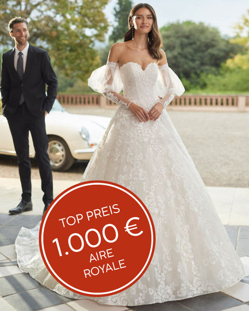 Preisreduziertes günstiges Brautkleid Yanis von Aire Royale